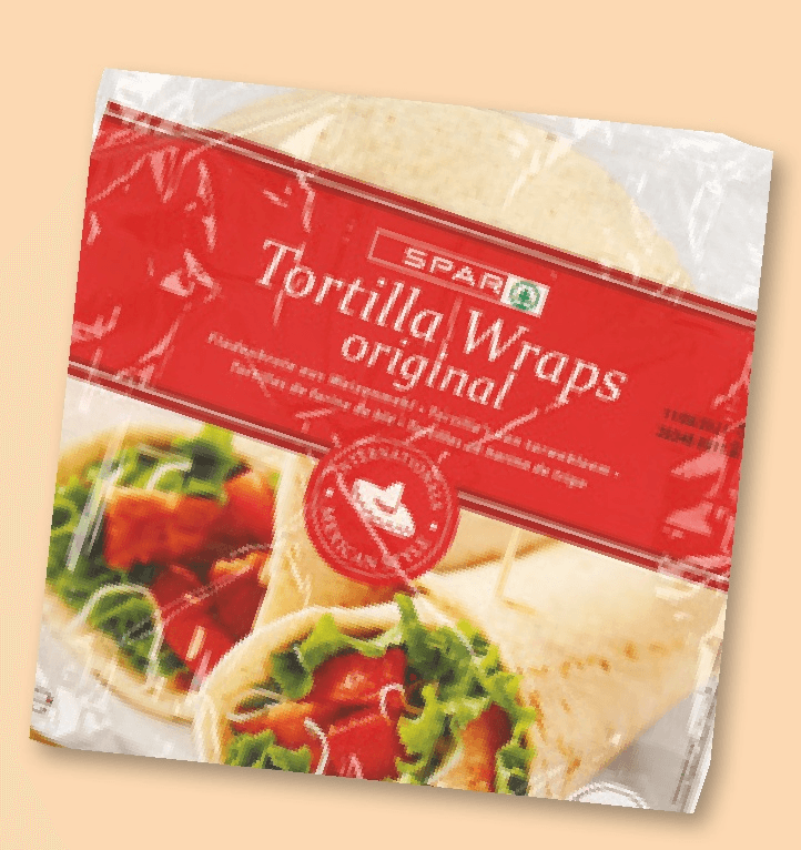 Koruzne tortilje 8 kos, 320 g SPAR Tortilla Wraps - Akcija v trgovini Spar