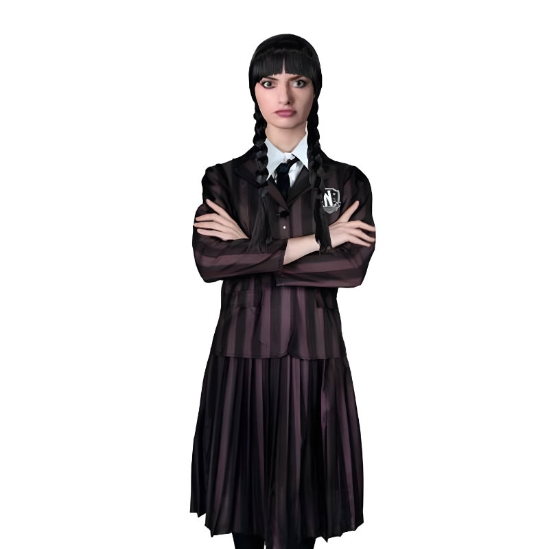 Otroški kostum Wednesday XS, S ali M - Akcija v trgovini E.Leclerc