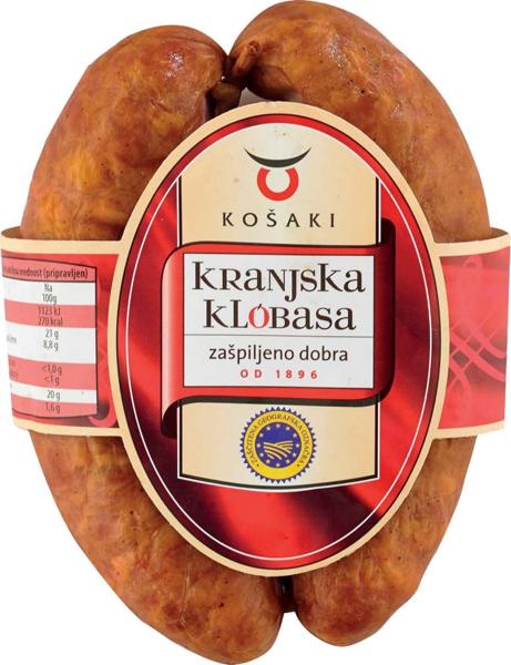 Kranjska klobasa 480 g Košaki - Akcija v trgovini Tuš