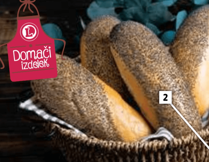 Makovka 4 kosi, 240 g Domači izdelek - Akcija v trgovini E.Leclerc