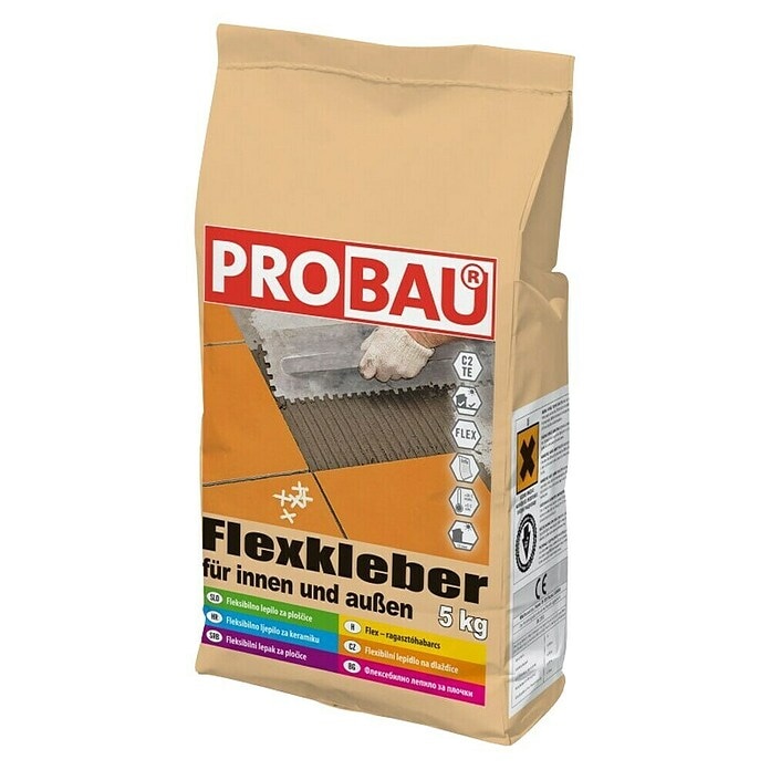 PROBAU Lepilo za ploščice Flexkleber 5 kg - Akcija v trgovini Bauhaus
