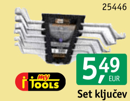 Set ključev 6 kos, 6-17 mm My Tools - Akcija v trgovini Jager