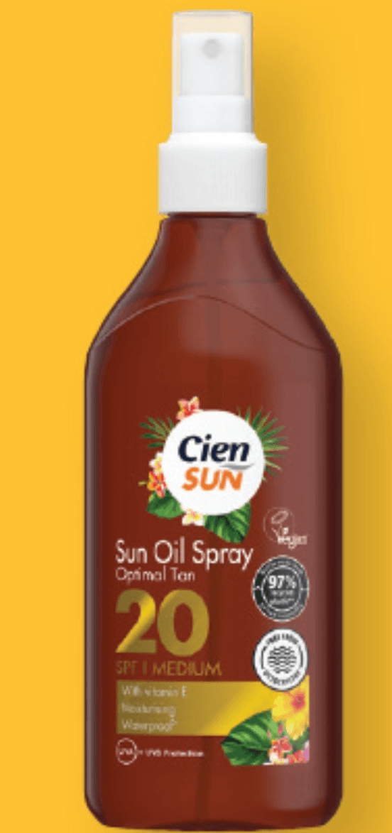 CIEN SUN Olje za sončenje ZF 20 250 ml - Akcija v trgovini Lidl