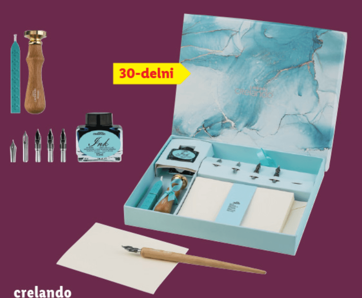 crelando Komplet za kaligrafijo - Akcija v trgovini Lidl