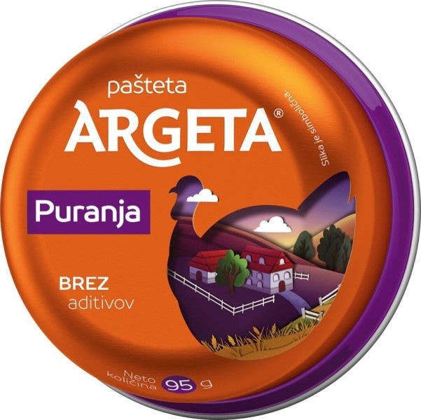 Argeta kokošja čajna ali puranja pašteta 95 g Akcija v trgovini Mercator