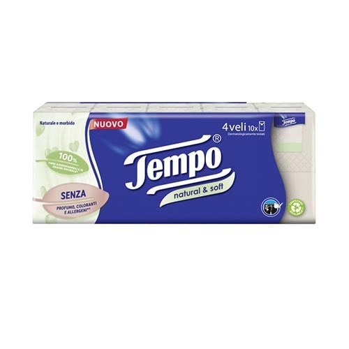 Tempo Papirnati robčki 2 x 90/1 - Akcija u trgovini Spar