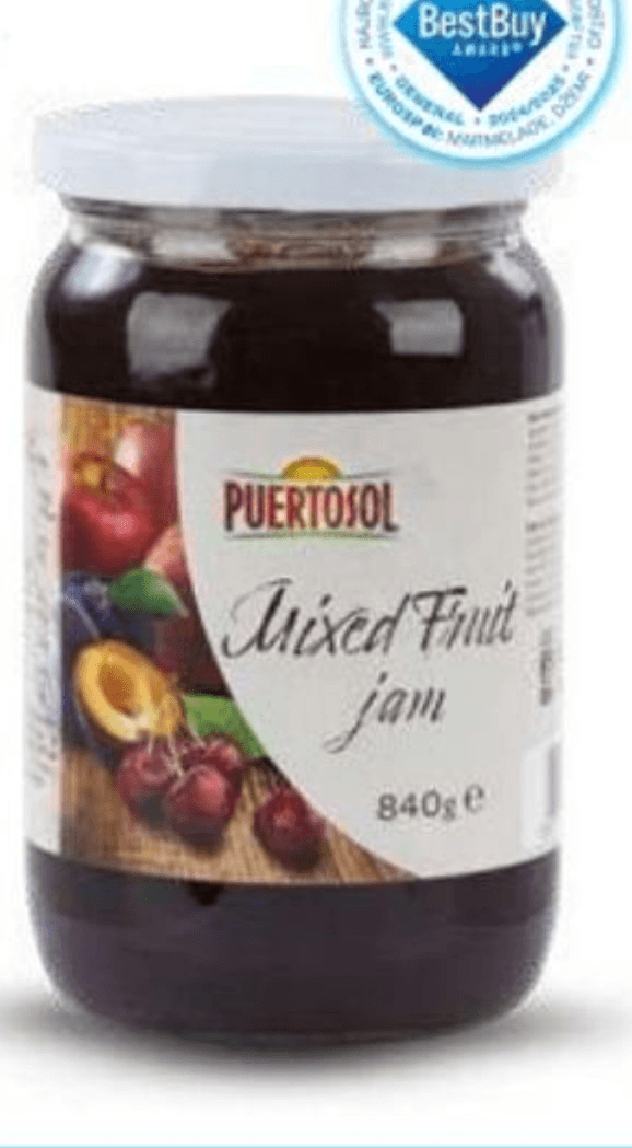 PUERTOSOL Džem iz mešanega sadja 840 g - Akcija v trgovini Eurospin
