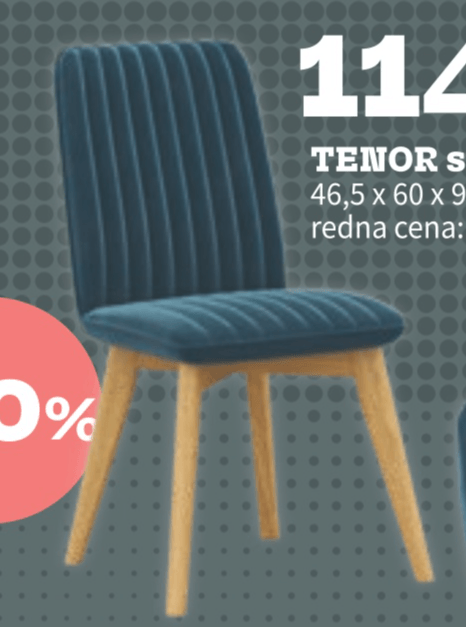 TENOR stol - Akcija v trgovini Prima