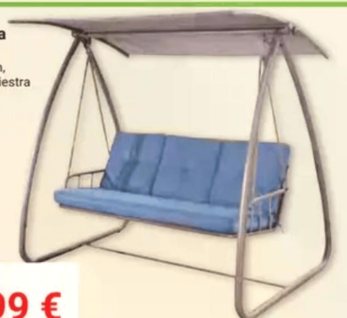 Vrtna gugalnica RINA - Akcija v trgovini Pevex