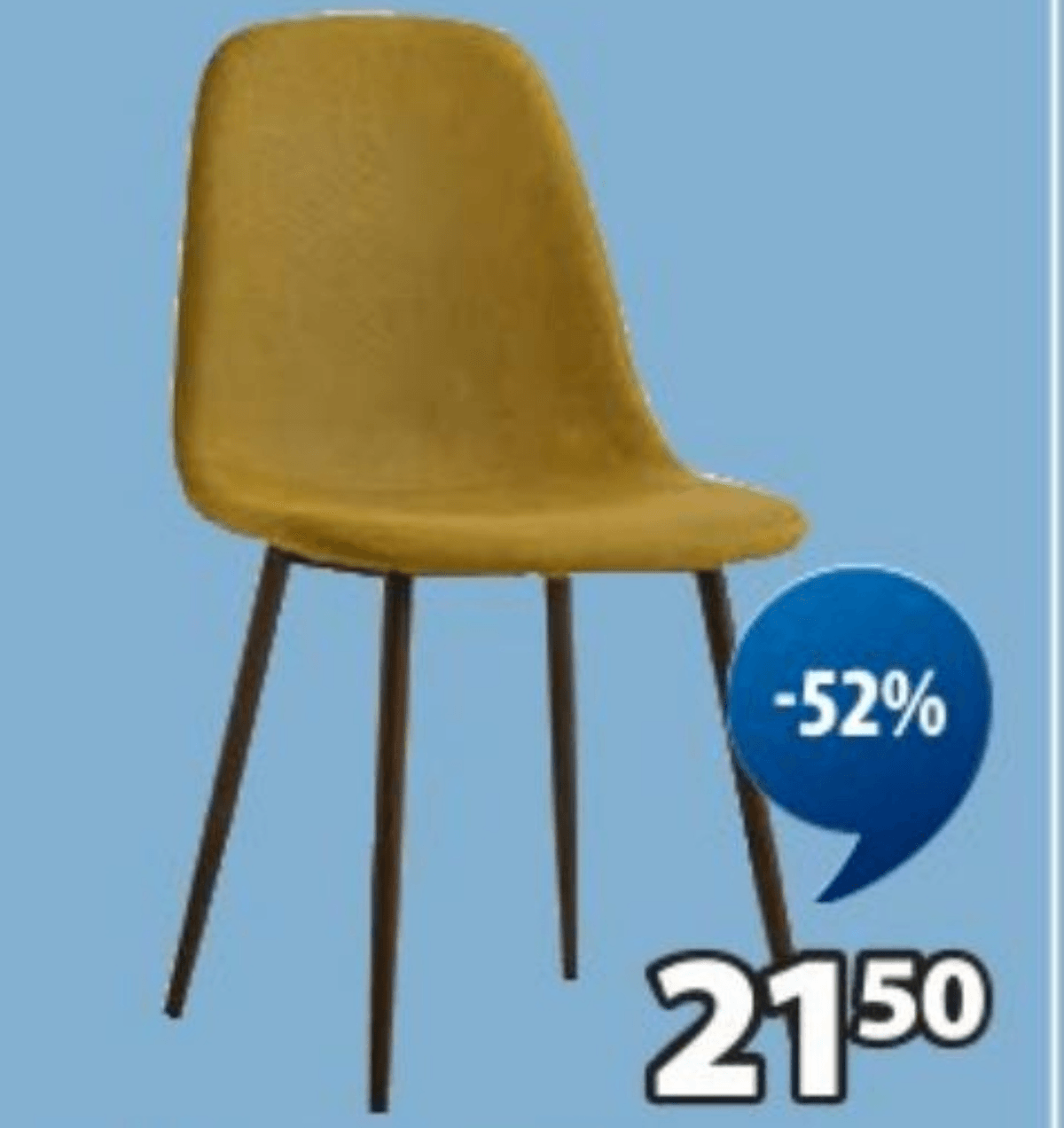 Jedilniški stol JONSTRUP - Akcija v trgovini Jysk