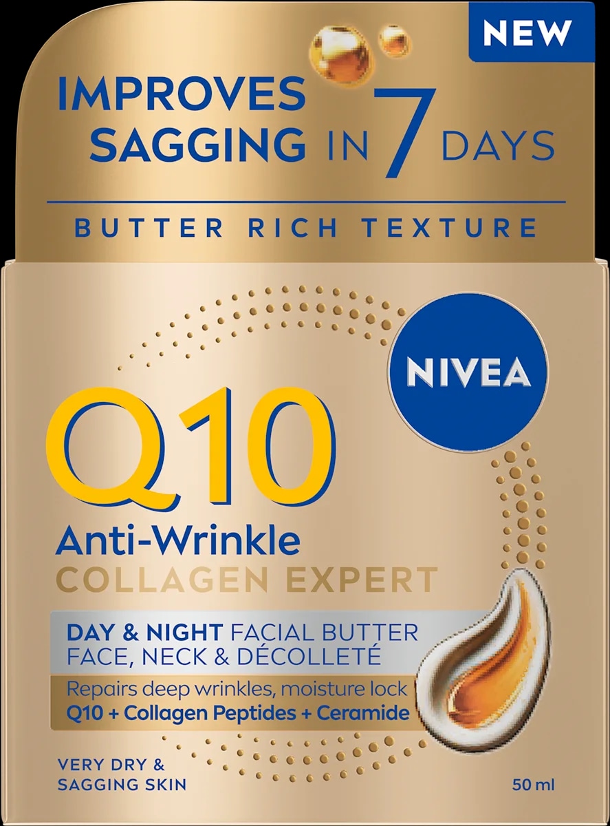 NIVEA Q10 Collagen Expert krema za obraz 50 ml Akcija v trgovini Dm