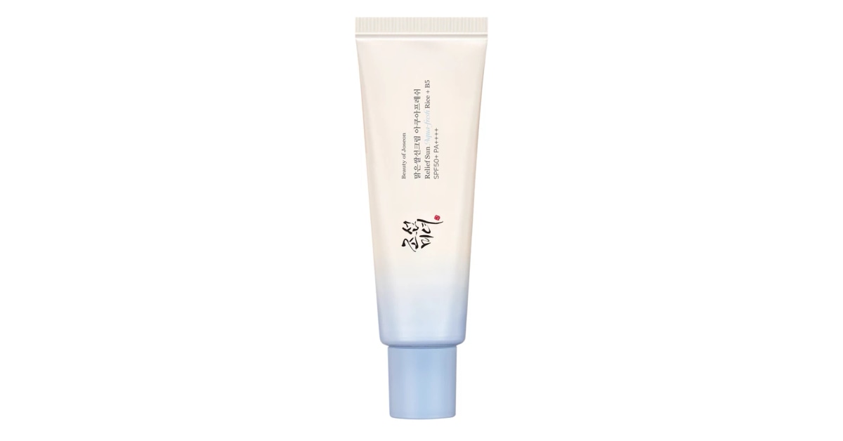 Beauty of Joseon Relief Sun Aqua-Fresh Rice + B5 krema za zaščito obraza pred soncem 50 ml - Akcija v trgovini Dm
