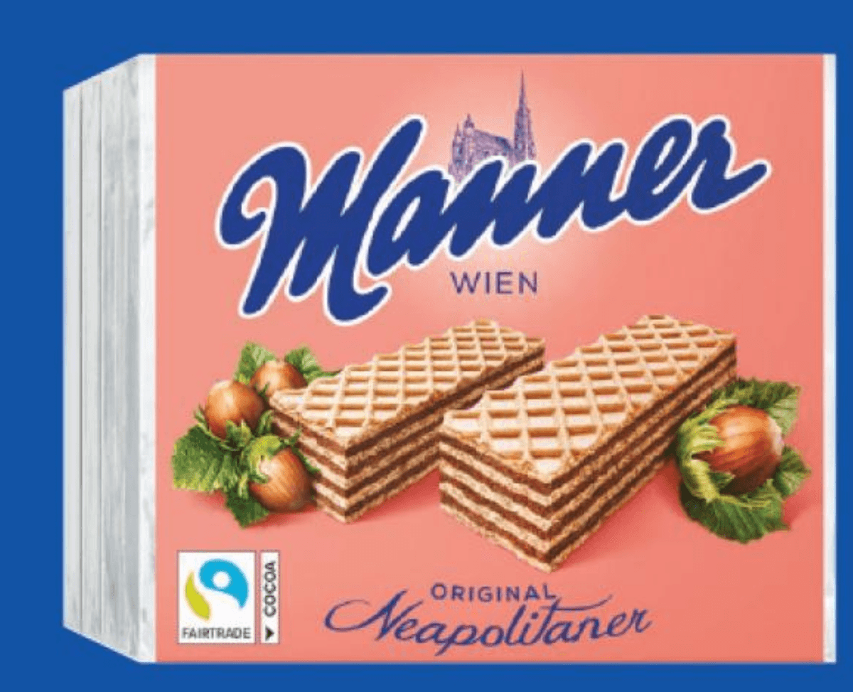 MANNER Napolitanke 300 g - Akcija v trgovini Lidl