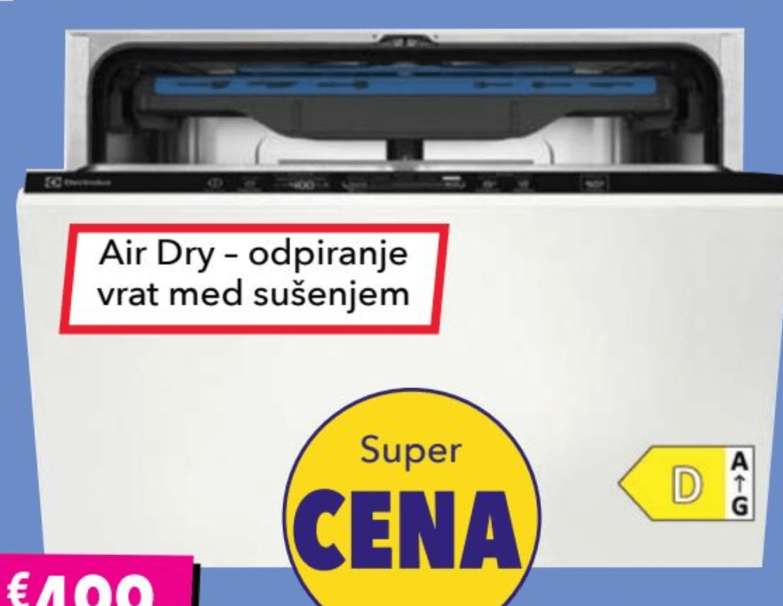 Pomivalni stroj Electrolux EEG48300L - Akcija v trgovini Harvey Norman