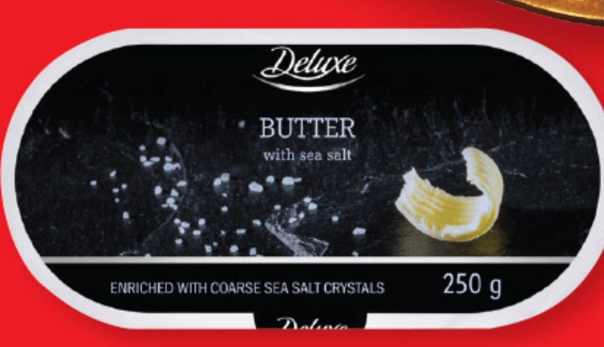 Deluxe Maslo z morsko soljo 250 g - Akcija v trgovini Lidl