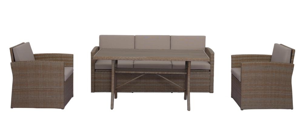 Lounge garnitura „SELINE” 4-delni set - Akcija v trgovini Mömax