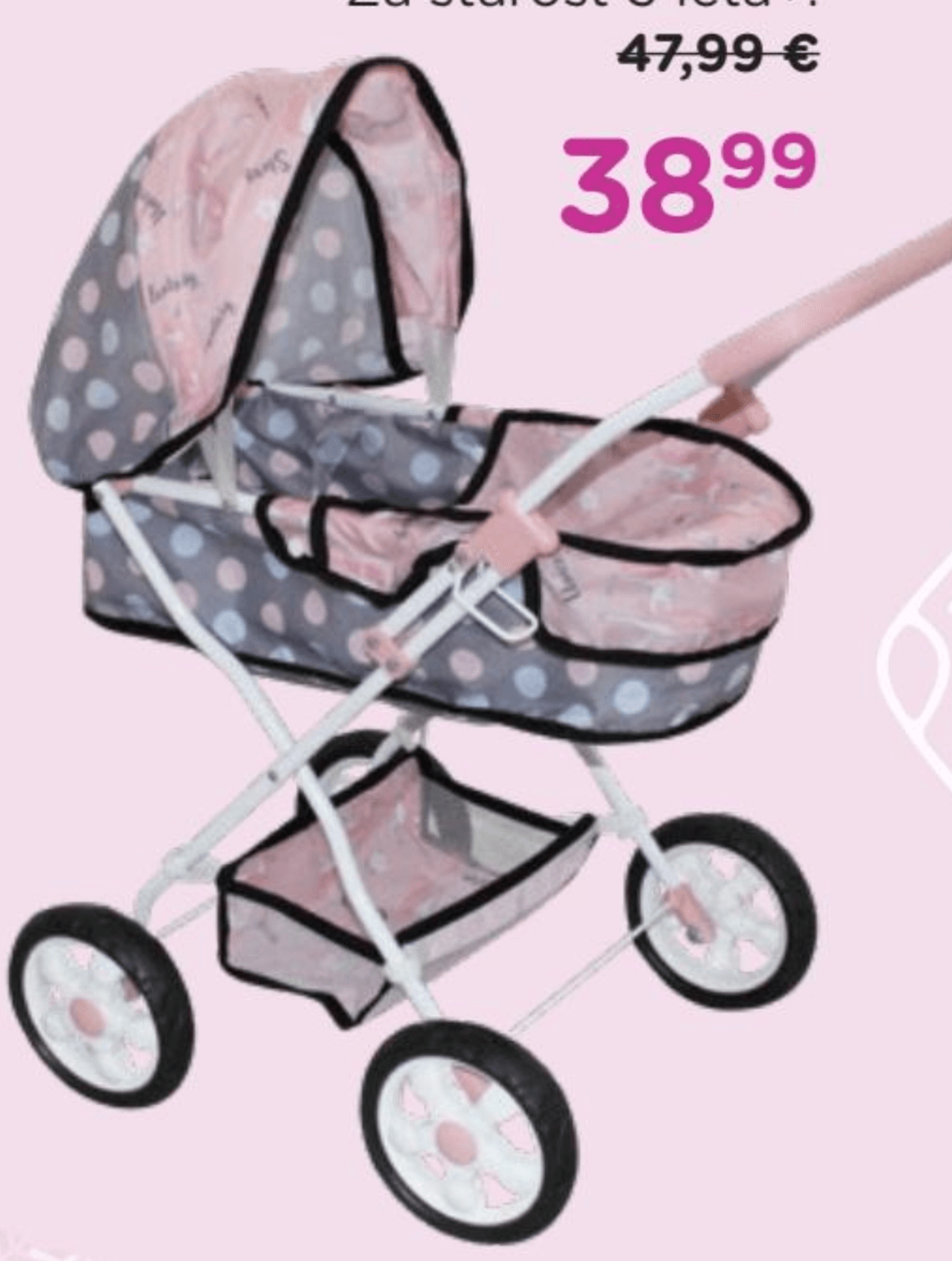 Voziček s košaro - Akcija v trgovini Baby Center