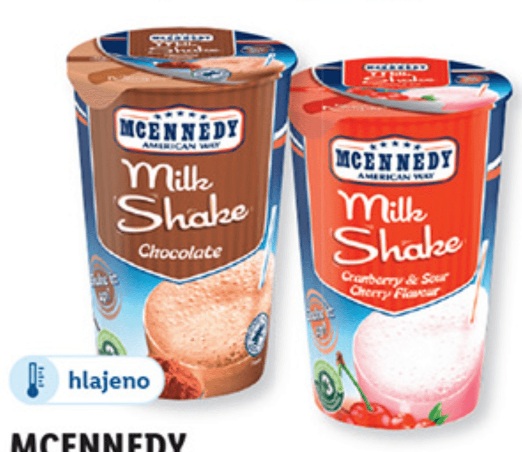 MCENNEDY Napitek "Milkshake" 230 ml - Akcija v trgovini Lidl