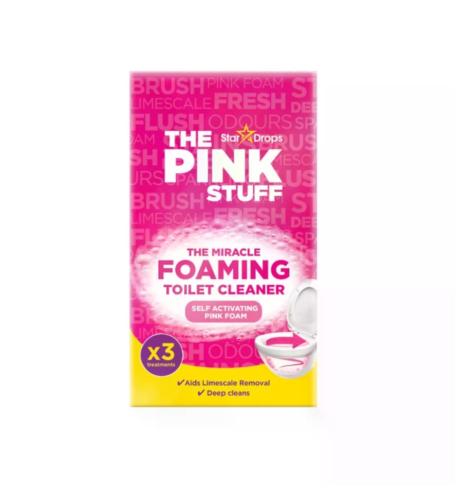 The Pink Stuff penasto čistilo za WC školjko 3 x 100 g Akcija v trgovini Bauhaus