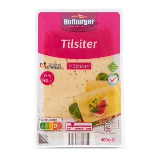 Hofburger Tilsiter/Gouda 400 g Akcija v trgovini Hofer
