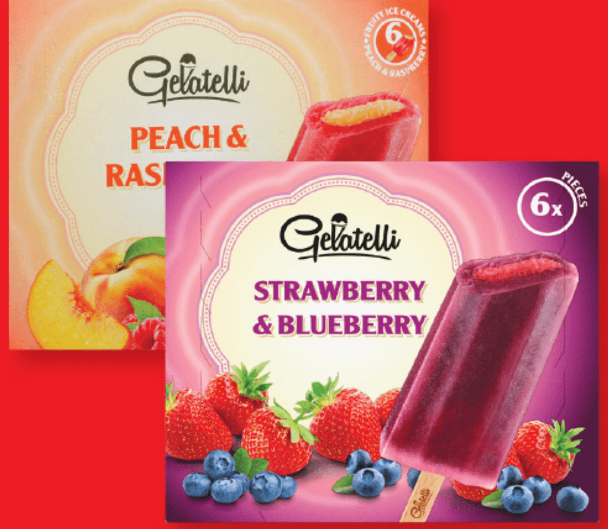 Gelatelli Sadni sladoled 6 x 60 ml - Akcija v trgovini Lidl