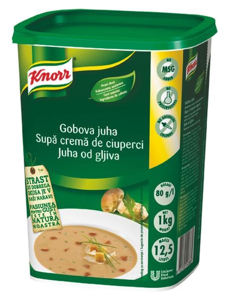 Goveja ali gobova juha Knorr 1 kg - Akcija v trgovini E.Leclerc