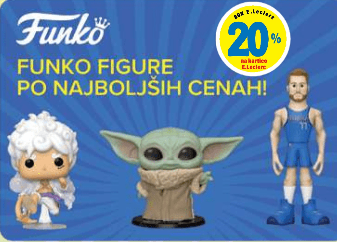 Funko figure - Akcija v trgovini E.Leclerc