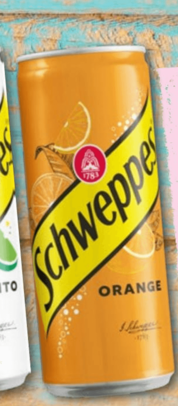 SCHWEPPES Orange 330 ml - Akcija v trgovini Kompas Shop