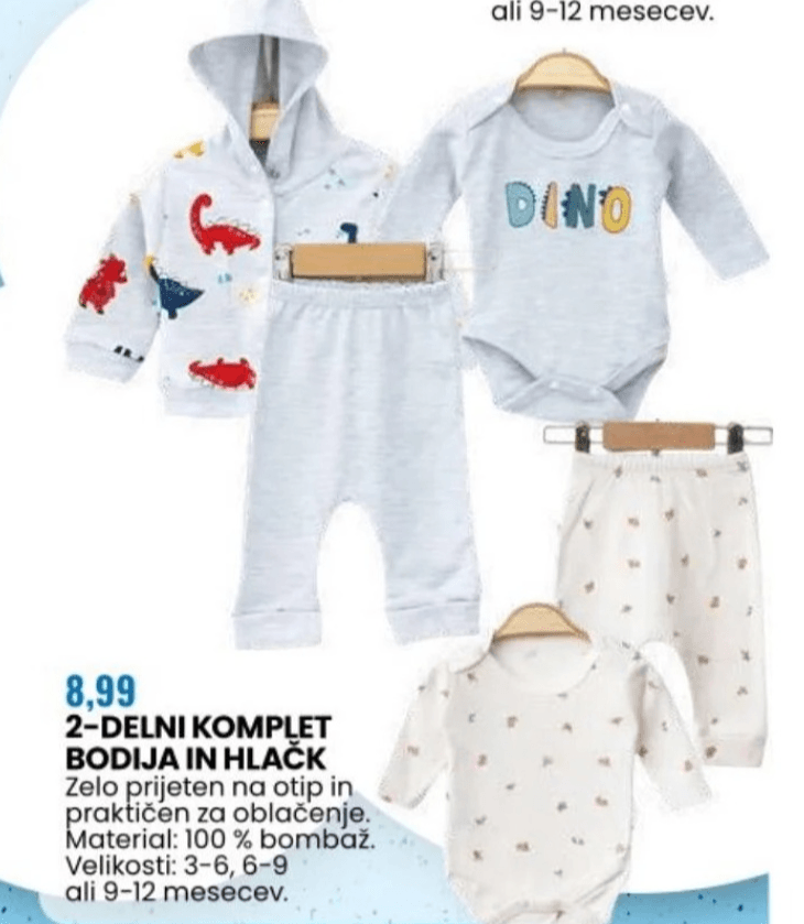 3-delni otroški komplet - Akcija v trgovini Eurospin