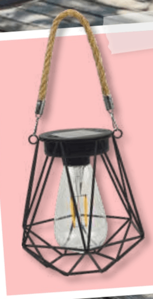 Solarna viseča LED svetilka - Akcija v trgovini Bauhaus