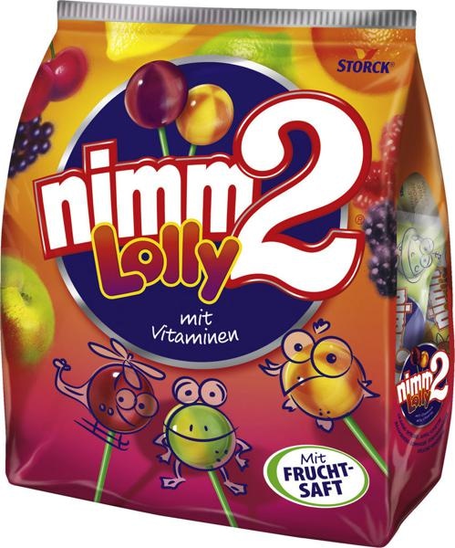 Lizike Lolly Nimm2 120 g - Akcija v trgovini E.Leclerc