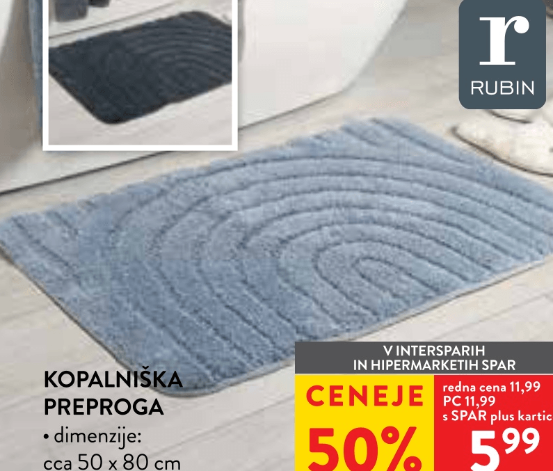 Rubin Kopalniška preproga - Akcija u trgovini Spar