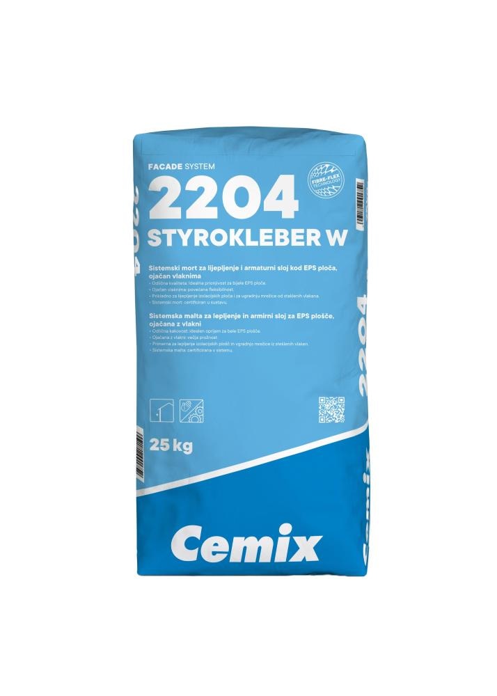 Fasadno lepilo Cemix 2204 Styrokleber W 25 kg - Akcija v trgovini Pevex