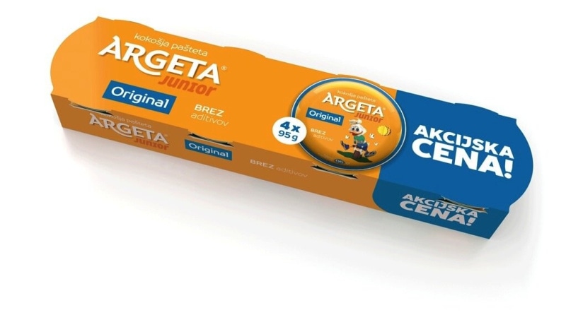 Mesne paštete Argeta Junior 95 g - Akcija v trgovini Spar