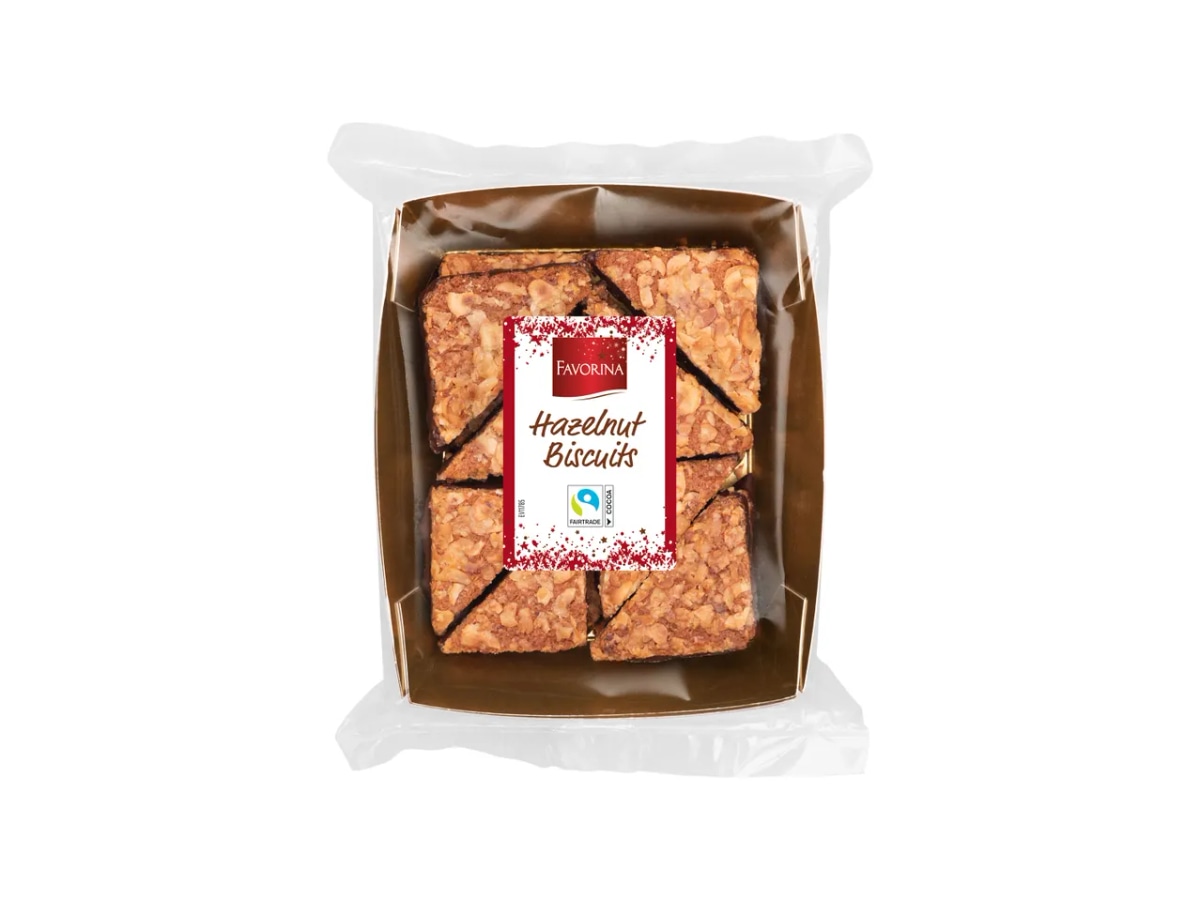 Favorina Keksi z lešnikovo-čokoladnim polnilom 304 g - Akcija v trgovini Lidl
