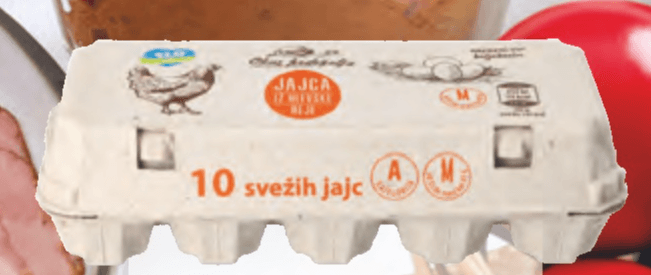 Jajca iz hlevske reje 10 kosov - Akcija v trgovini Hofer