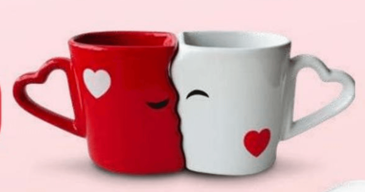 Skodelici za Valentinovo - Akcija v trgovini Eurospin