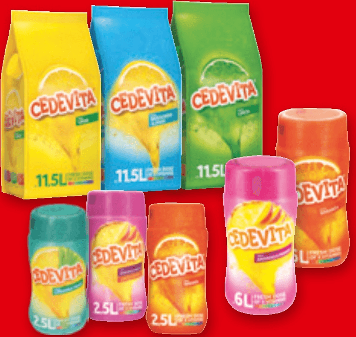 Cedevita več gramatur 200 g, 455 g ali 900 g - Akcija v trgovini Spar