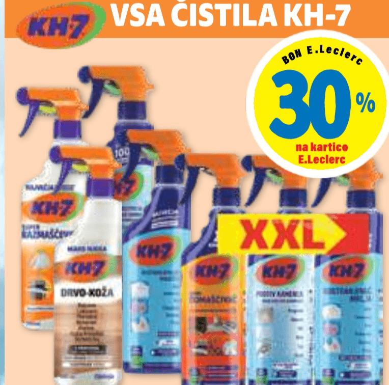 Vsa čistila KH-7 - Akcija v trgovini E.Leclerc