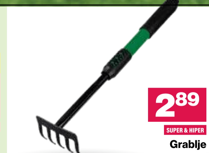 Grablje - Akcija v trgovini Mercator