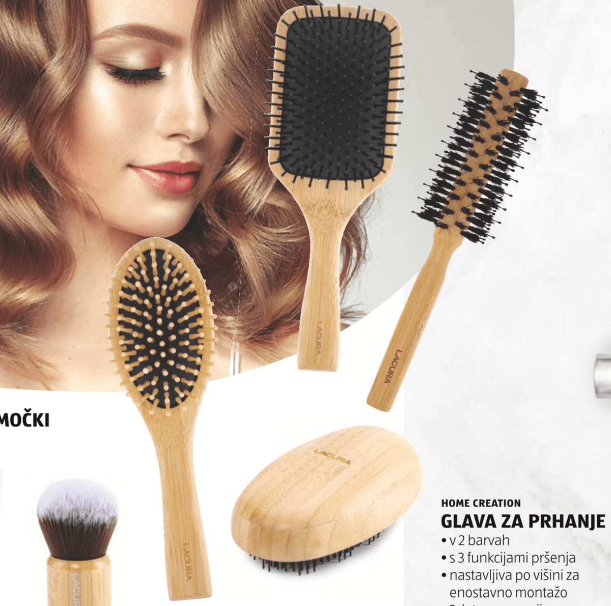 Kozmetični pripomočki iz bambusa Lacura - Akcija u trgovini Hofer