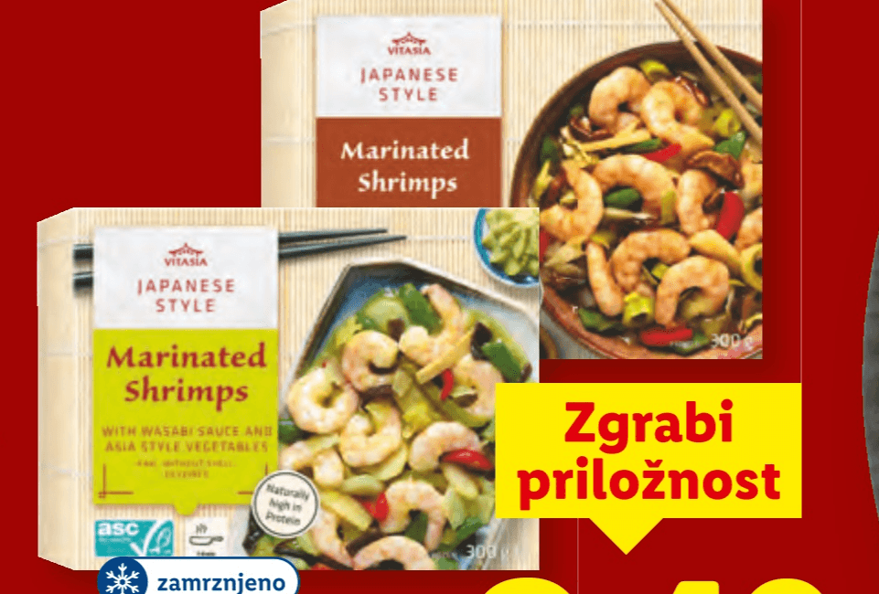 VITASIA Kozice na azijski način 300 g - Akcija v trgovini Lidl