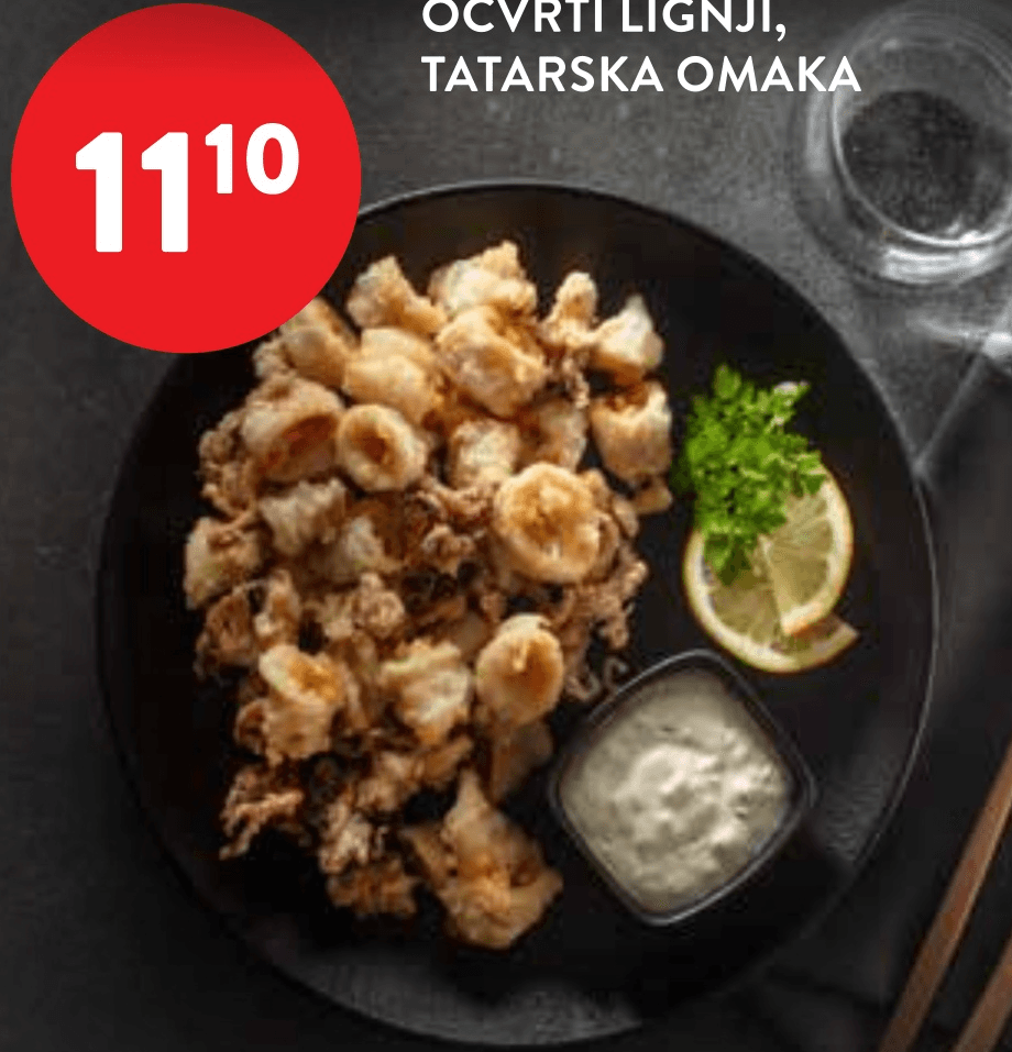 Ocvrti lignji INTERSPAR Restavracija - Akcija v trgovini Spar