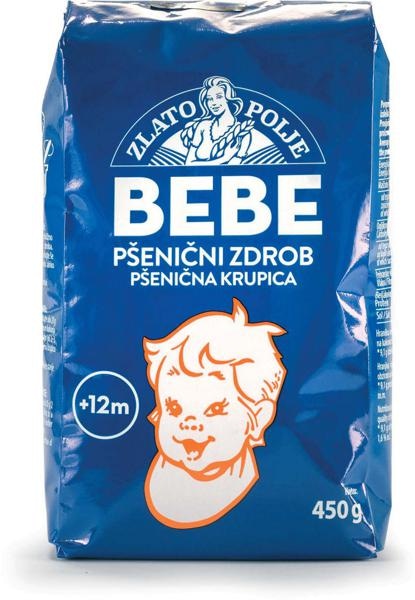 Pšenični zdrob Be Be Podravka 450 g - Akcija v trgovini E.Leclerc