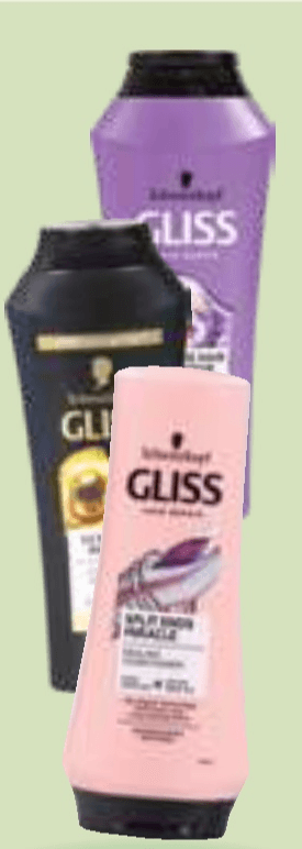 Šampon ali Regenerator za Lase Gliss 250 ml ali 200 ml - Akcija v trgovini E.Leclerc