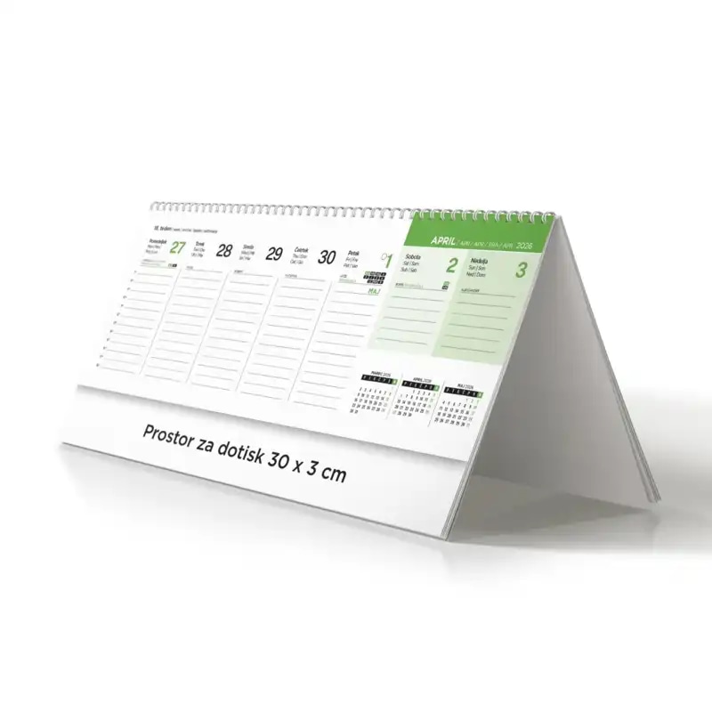 Namizni koledar - Akcija v trgovini E.Leclerc