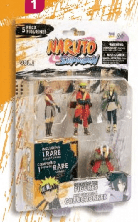 Naruto Shippuden Figurice Blister 5 kosov - Akcija v trgovini Mueller