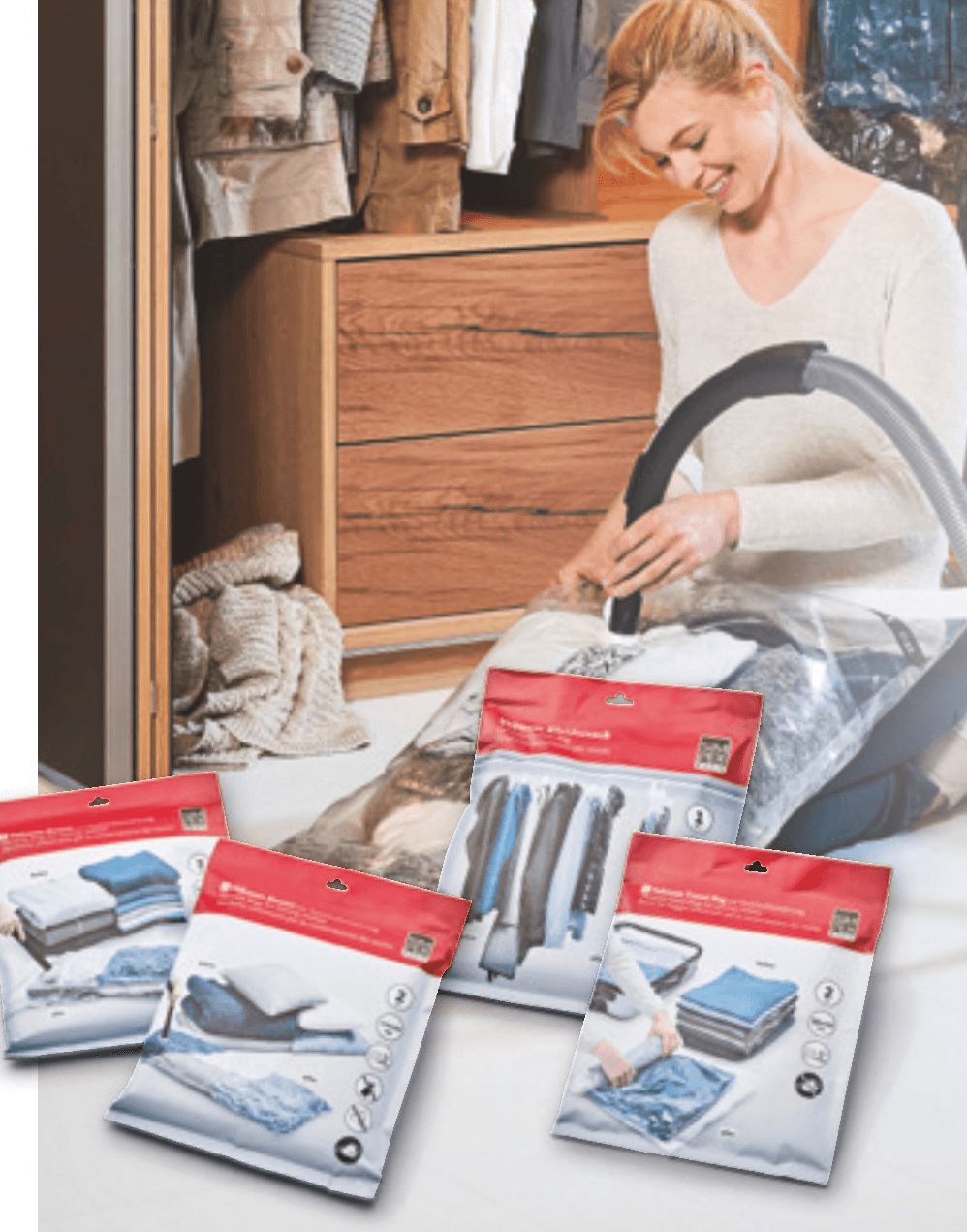 Simpex Vakuumska vreča za shranjevanje z obešalnikom 70 x 144 cm - Akcija v trgovini Spar