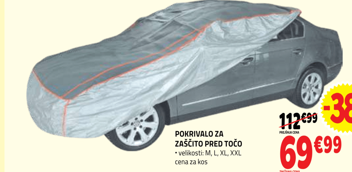 Pokrivalo za zaščito pred točo - Akcija v trgovini E.Leclerc