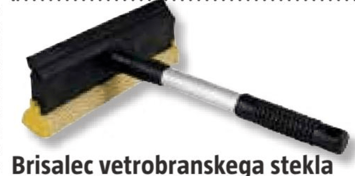 Brisalec vetrobranskega stekla - Akcija v trgovini Bauhaus